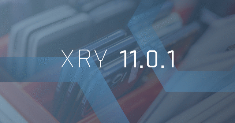 Xry Now available: XRY 11.0.1 - MSAB