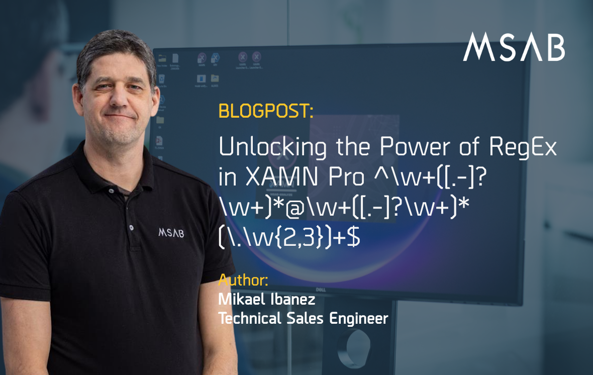 Unlocking the Power of RegEx in XAMN Pro ^\w+([.-]?\w+)*@\w+([.-]?\w+ ...